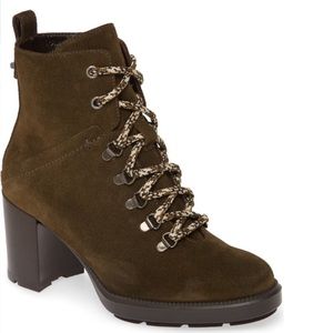 AQUATALIA IHANA WATER RESISTANT LACE-UP BOOT size 8 Women